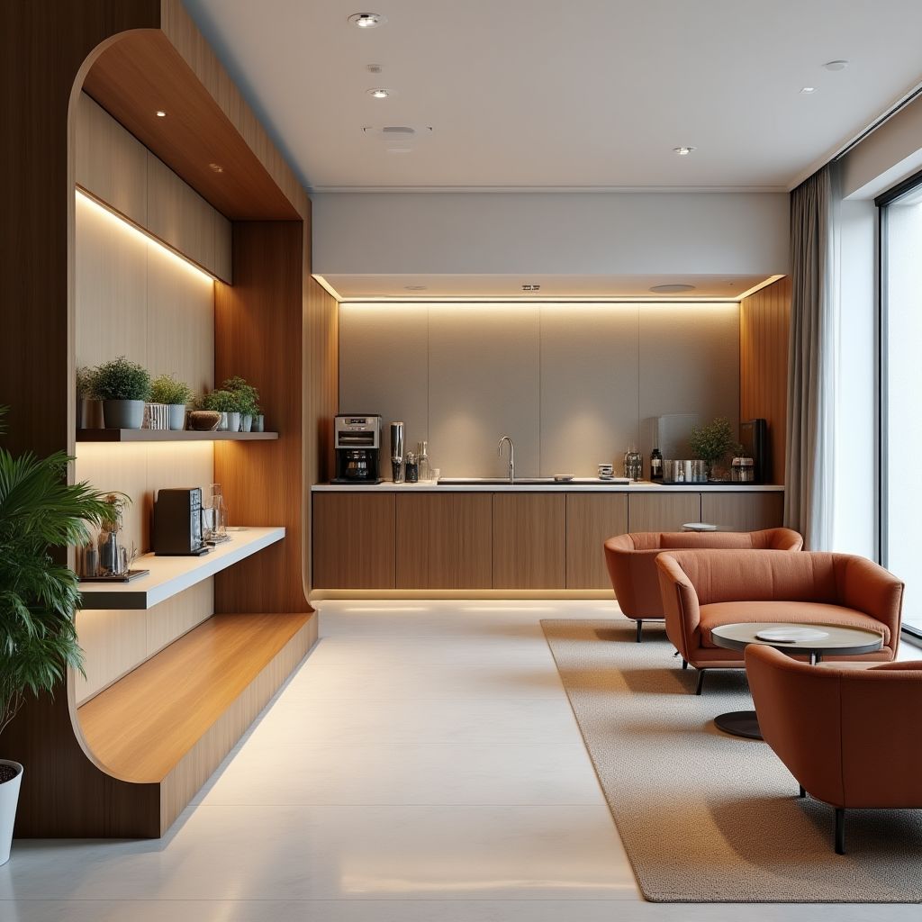 Customer waiting area